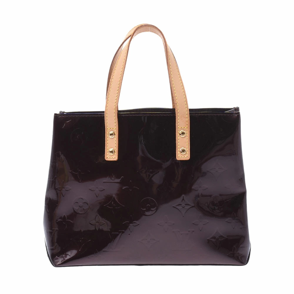 LOUIS VUITTON Vernis Lead Amarante Purple Monogram Handbag